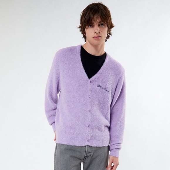 Coney Island Picnic Tax Haven Fuzzy Cardigan Medium - Picture 2 of 14